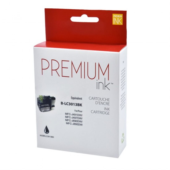 Brother LC3013XL Black compatible Premium Ink
